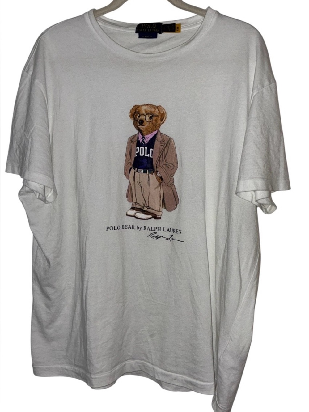 Polo Ralph Lauren Classic Fit Polo Bear Jersey T-Shirt Sz L